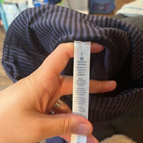 Lululemon Run Stripe Inspire Crop II leggings - Picture 5 of 5